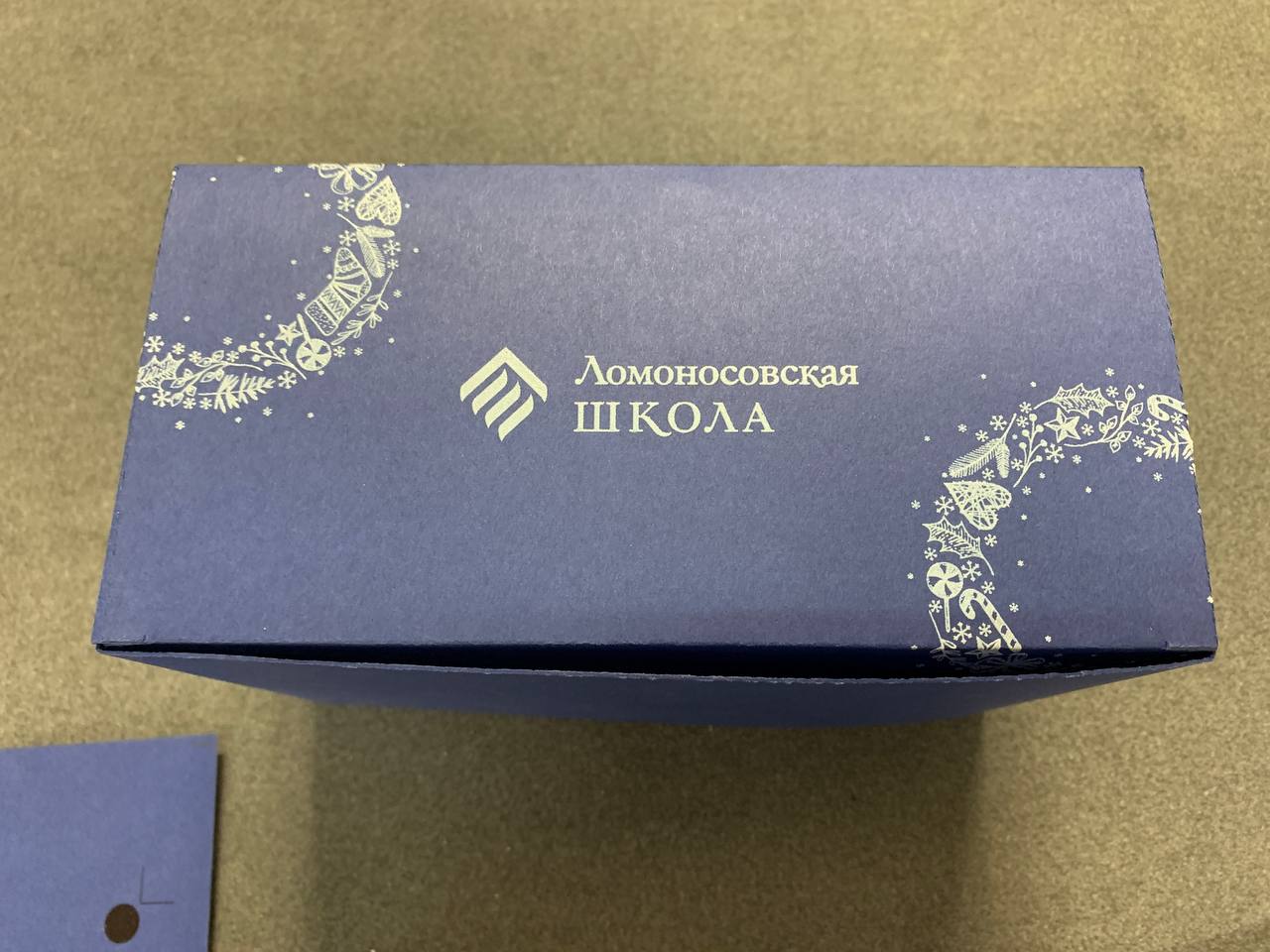 Коробка для Ломоносовской школы