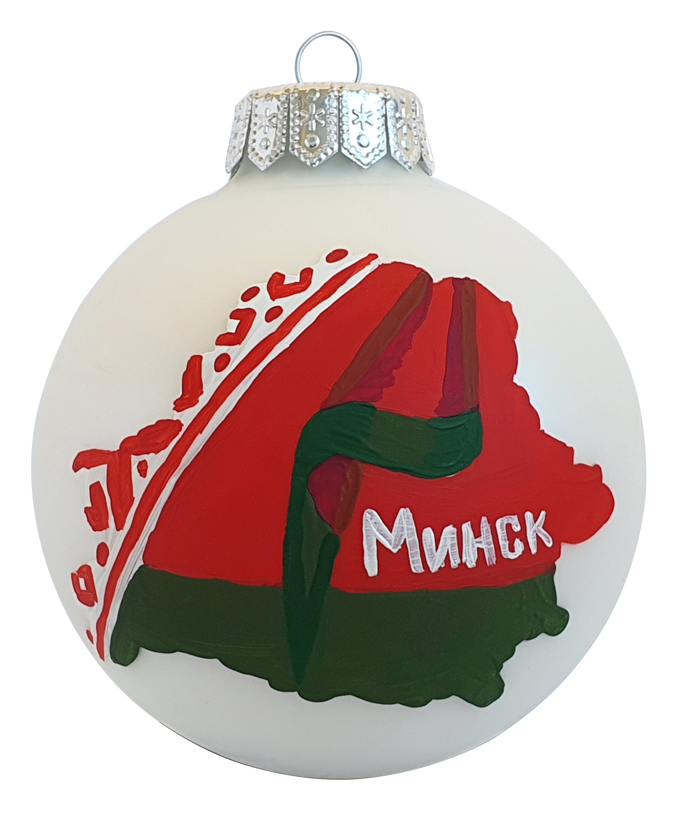 Шар Минск (ручная роспись)