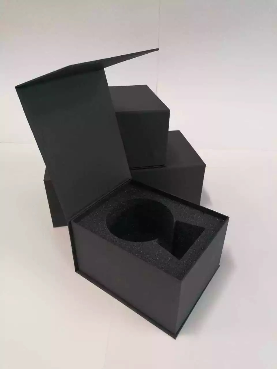 Коробка с ложементом черная