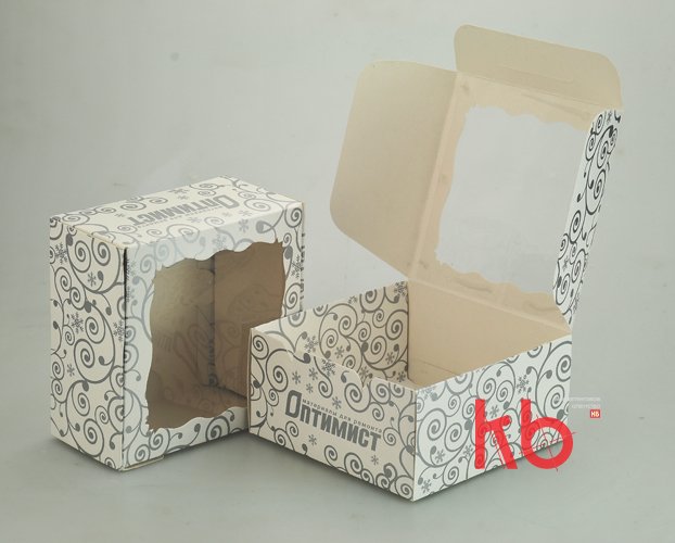 Коробочка для набора елочных шаров Коробочка для набора шаров, печать 1 цвет, офсет