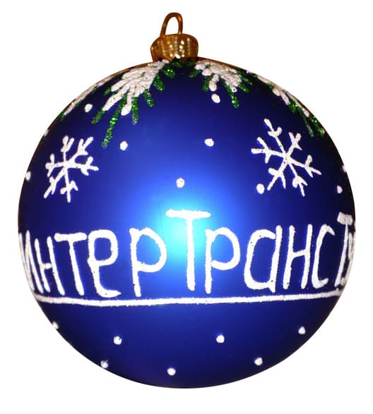 Елочный шар с ручной росписью Елочный шар с ручной росписью