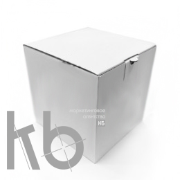 Коробка для кружки БЕЛАЯ 10х10х10см