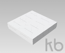 Коробка крышка-дно 125х275х25 мм