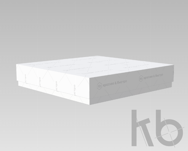 Коробка крышка-дно 25х50х350 мм